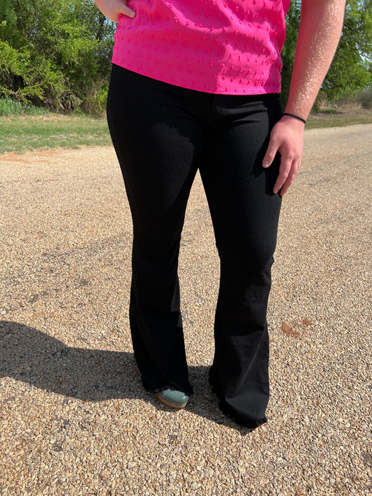 Black Denim Bell Bottom
