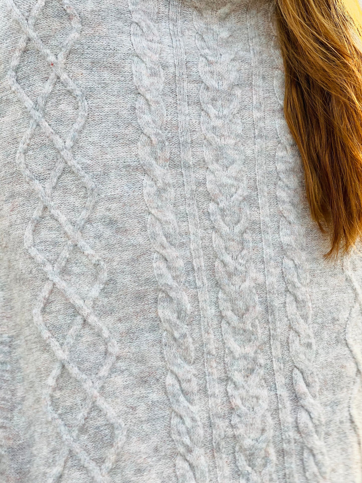 Oatmeal Sweater Poncho